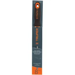 Limas Redonda Bastardas 8" Espesor 5/16", Mango Comfort Grip, LRB-8T 15316 Truper Truper-Limas Redonda Bastardas 8" Espesor 5/16