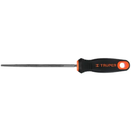 Limas Redonda Bastardas 6" Espesor 1/4", Mango Comfort Grip, LRB-6T 15315 Truper Truper-Limas Redonda Bastardas 6" Espesor 1/4",