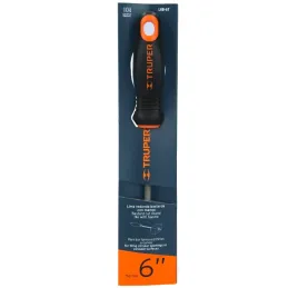 Limas Redonda Bastardas 6" Espesor 1/4", Mango Comfort Grip, LRB-6T 15315 Truper Truper-Limas Redonda Bastardas 6" Espesor 1/4",