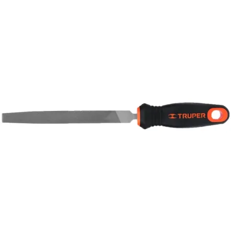 Limas Plana Bastardas 6" Ancho 5/8" Espesor 3/16", Mango Comfort Grip, LPB-6T 15309 Truper Truper-Limas Plana Bastardas 6" Ancho