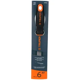 Limas Plana Bastardas 6" Ancho 5/8" Espesor 3/16", Mango Comfort Grip, LPB-6T 15309 Truper Truper-Limas Plana Bastardas 6" Ancho