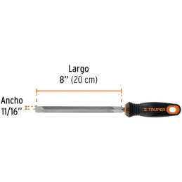 Limas Triangulo Bastardas 8" Ancho 11/16, Mango Comfort Grip, LPT-8T 15308 Truper Truper-Limas Triangulo Bastardas 8" Ancho 11/1