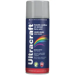 Pintura en Spray Ultracraft Silver, 400ml, secado rapido libre de Plomo, PA-SI-U 40023 Truper Truper-Pintura en Spray Ultracraft