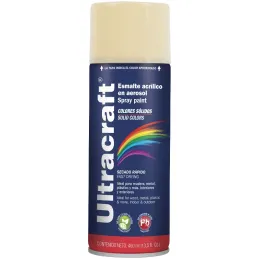 Pintura en Spray Ultracraft Marfil, 400ml, secado rapido libre de Plomo, PA-MA-U 40025 Truper Truper-Pintura en Spray Ultracraft