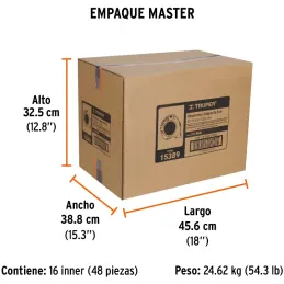 Winchas Flexometro Griper 8M MedicionAmbosLados TPR ABS Truper 15389 Truper-Winchas Flexometro Griper 8M MedicionAmbosLados TPR 