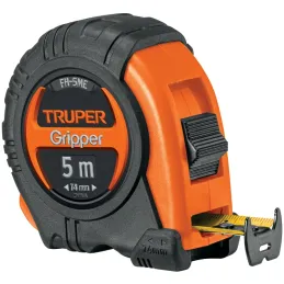 Winchas Flexometro Griper 5M MedicionAmbosLados TPR ABS Truper 15388 Truper-Winchas Flexometro Griper 5M MedicionAmbosLados TPR 