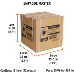 Winchas Flexometro Griper 5M MedicionAmbosLados TPR ABS Truper 15388 Truper-Winchas Flexometro Griper 5M MedicionAmbosLados TPR 