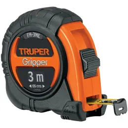 Winchas Flexometro Griper 3M MedicionAmbosLados TPR ABS Truper 15387 Truper-Winchas Flexometro Griper 3M MedicionAmbosLados TPR 