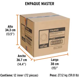 Winchas Flexometro Auto-Lock 5.5M MedicionAmbosLados TPR ABS Truper 10748 Truper-Winchas Flexometro Auto-Lock 5.5M MedicionAmbos