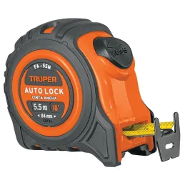 Winchas Flexometro Auto-Lock 5.5M MedicionAmbosLados TPR ABS Truper 10748 Truper-Winchas Flexometro Auto-Lock 5.5M MedicionAmbos