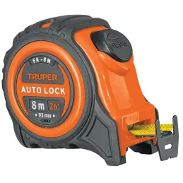 Winchas Flexometro Auto-Lock 8M MedicionAmbosLados TPR ABS Truper 10749 Truper-Winchas Flexometro Auto-Lock 8M MedicionAmbosLado