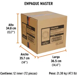 Winchas Flexometro Auto-Lock 5M MedicionAmbosLados TPR ABS Truper 10747 Truper-Winchas Flexometro Auto-Lock 5M MedicionAmbosLado