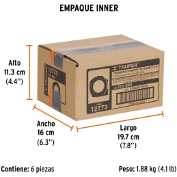 Winchas Flexometro Compactas 5.5M MedicionAmbosLados TPR ABS Truper 12773 Truper-Winchas Flexometro Compactas 5.5M MedicionAmbos