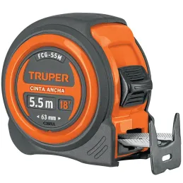 Winchas Flexometro Compactas 5.5M MedicionAmbosLados TPR ABS Truper 12773 Truper-Winchas Flexometro Compactas 5.5M MedicionAmbos