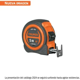 Winchas Flexometro Compactas 5M MedicionAmbosLados TPR ABS Truper 12772 Truper-Winchas Flexometro Compactas 5M MedicionAmbosLado