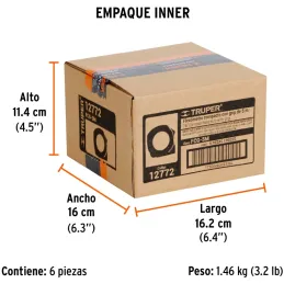 Winchas Flexometro Compactas 5M MedicionAmbosLados TPR ABS Truper 12772 Truper-Winchas Flexometro Compactas 5M MedicionAmbosLado