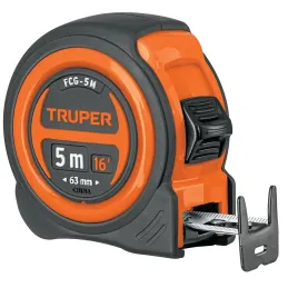 Winchas Flexometro Compactas 5M MedicionAmbosLados TPR ABS Truper 12772 Truper-Winchas Flexometro Compactas 5M MedicionAmbosLado