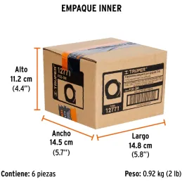 Winchas Flexometro Compactas 3M MedicionAmbosLados TPR ABS Truper 12771 Truper-Winchas Flexometro Compactas 3M MedicionAmbosLado