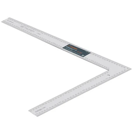  Escuadra para Albañil 16" x 24", 40.6 x 61cm Graduacion Estampada en Acero, Cantos rectificados, E-16X24 14384 Truper 22.881356