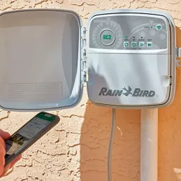 Programador de Riego Automatico Profesional Temporizador RC2-230V 8 Zonas Compatible con WIFI, Rain Bird Rain Bird-Programador d