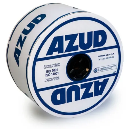 Cinta de Riego para Goteo Geniun PC 16mm Clase25Mil 2.0LPH 40cm Rollo 800M, Azud AZUD-Cinta de Riego para Goteo Geniun PC 16mm C