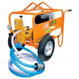 Fumigador a Motor 6.5HP Bomba Estacionaria MB-42, 0 a 500PSI CocheRuedas Gasolina Jacto LAV 420G Jacto-Fumigador a Motor 6.5HP B