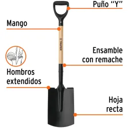 Lampas Recta T-1000 41" 22x51x104cm PuñoY Plastico Truper 11173 Truper-Lampas Recta T-1000 41" 22x51x104cm PuñoY Plastico Truper