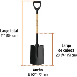 Lampas Recta T-1000 41" 22x51x104cm PuñoY Plastico Truper 11173 Truper-Lampas Recta T-1000 41" 22x51x104cm PuñoY Plastico Truper