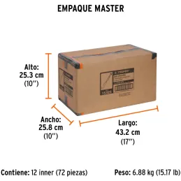 Iman Extensible, Levanta 3.6kg, Estension Min. 163mm Max. 630mm, Recupera Objetos, Clip Tipo Boligrafo, PICK-UPX 15325 Truper Tr