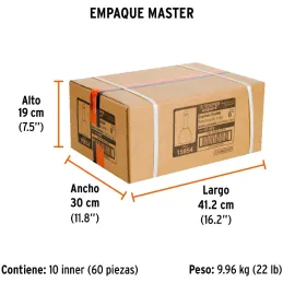 Espatula Flexible 6" Mango Ergonomico, en acero inoxidable, para usarse en alimentos, ET-6FX 15854 Truper Truper-Espatula Flexib