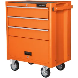 Gabinete Metalico 3 Cajones 1 compartimiento, Lamina de Acero con Cerradura, GAMO-4090 12066 Truper Truper-Gabinete Metalico 3 C
