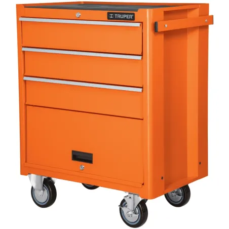 Gabinete Metalico 3 Cajones 1 compartimiento, Lamina de Acero con Cerradura, GAMO-4090 12066 Truper Truper-Gabinete Metalico 3 C