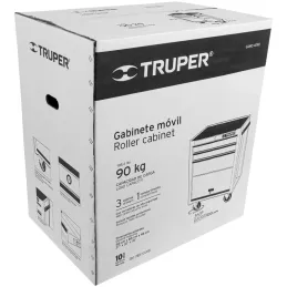 Gabinete Metalico 3 Cajones 1 compartimiento, Lamina de Acero con Cerradura, GAMO-4090 12066 Truper Truper-Gabinete Metalico 3 C