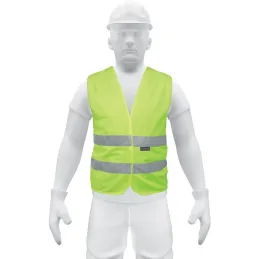 Chaleco de Seguridad Unitalla Verde Cintas 2" con cierre Alta Visibilidad, CHS-500V 13425 Truper Truper-Chaleco de Seguridad Uni