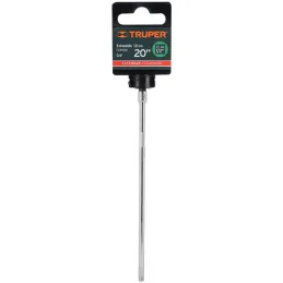 Extension, Encastre 1/2", Largo 20", acero al cromo vanadio, E-5465 13919 Truper Truper-Extension, Encastre 1/2", Largo 20", ace