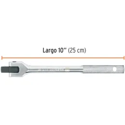 Palanca Articulada, encastre 1/2" Largo 10", en acero al cromo vanadio, M-1266 13922 Truper Truper-Palanca Articulada, encastre 