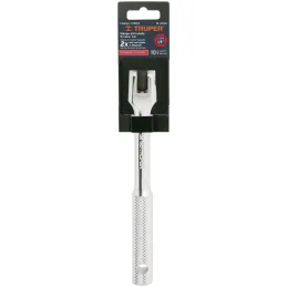 Palanca articulada, encastre 1/4" Largo 6", en acero al cromo vanadio, M-4766 13909 Truper Truper-Palanca articulada, encastre 1