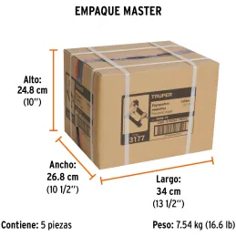Engrapadora Neumatica Calibre 22 Corona 3/8" 1/4NTP Liberacion y Cambio Rapido, ENNE-70 13177 Truper Truper-Engrapadora Neumatic