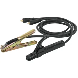 Juego de Cables PortaElectrodo SMAW y Tenaza de Tierra, CAB-200 12107 Truper Truper-Juego de Cables PortaElectrodo SMAW y Tenaza