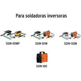 Juego de Cables PortaElectrodo SMAW y Tenaza de Tierra, CAB-200 12107 Truper Truper-Juego de Cables PortaElectrodo SMAW y Tenaza
