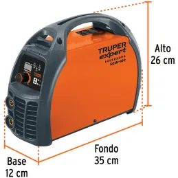 Maquina de Soldar Inversor Soldadoras 23 - 160A SMAW, Incluye PortaElectrodo Careta y Cepillo, SOIN-160 13694 Truper Truper-Maqu