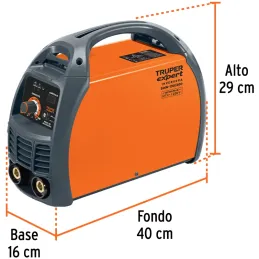 Maquina de Soldar Inversor Soldadoras 15 - 200A SMAW TIG, Incluye PortaElectrodo Careta y Cepillo, SOIN-130/200 16053 Truper Tru