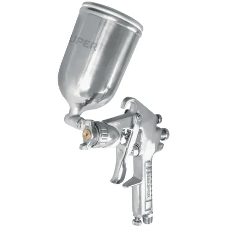 Pistolas de Pinturas Gravedad 400ml LVMP T1.4mm VB A18-25cm, PIPI-420 Truper 11095 Truper-Pistolas de Pinturas Gravedad 400ml LV