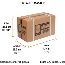 Pistolas de Pinturas Gravedad 400ml LVMP T1.4mm VB A18-25cm, PIPI-420 Truper 11095 Truper-Pistolas de Pinturas Gravedad 400ml LV