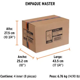 Pistolas de Pinturas Gravedad 400ml LVMP T2mm VA A18-25cm, PIPI-422 Truper 13060 Truper-Pistolas de Pinturas Gravedad 400ml LVMP