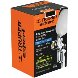 Pistolas de Pinturas Gravedad 600ml HVLP T1.4mm VB 3Control A20-24cm Automotriz Pro, PIPI-440X Truper 14031 Truper-Pistolas de P