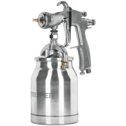 Pistolas de Pinturas Succion 1000ml HVLP T1.4mm 3Control A18-25cm, PIPI-330 Truper 14084 Truper-Pistolas de Pinturas Succion 100