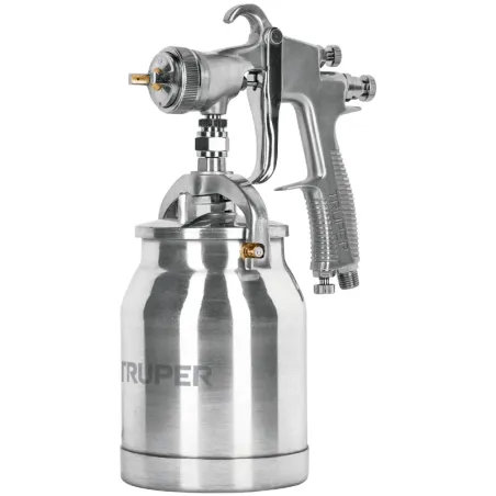 Pistolas de Pinturas Succion 1000ml HVLP T1.4mm 3Control A18-25cm, PIPI-330 Truper 14084 Truper-Pistolas de Pinturas Succion 100