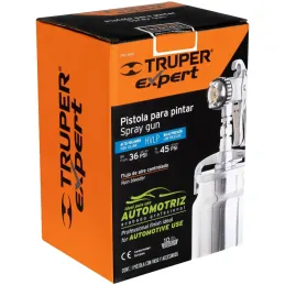 Pistolas de Pinturas Succion 1000ml HVLP T1.4mm 3Control A24-28cm Automotriz Pro, PIPI-340X 14030 Truper Truper-Pistolas de Pint