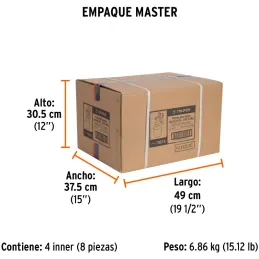 Pistolas de Pinturas 1000ml B1.5mm BP FlujoContinuo A34cm, PIPI-27 Truper 19510 Truper-Pistolas de Pinturas 1000ml B1.5mm BP Flu